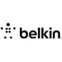 a black and white logo for belkin on a white background.