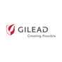 a logo for a company called gilead is shown on a white background.