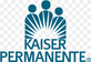 a kaiser permanente logo with three people in a circle