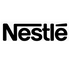a black and white image of the nestle logo on a black background.