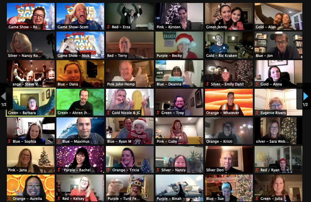 Virtual Holiday Team Building Events
